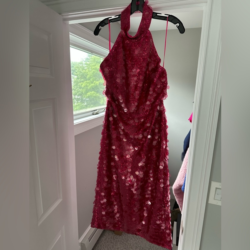 Milly Kimi Paillette evening gown size 10. Paid $795. Worn once.